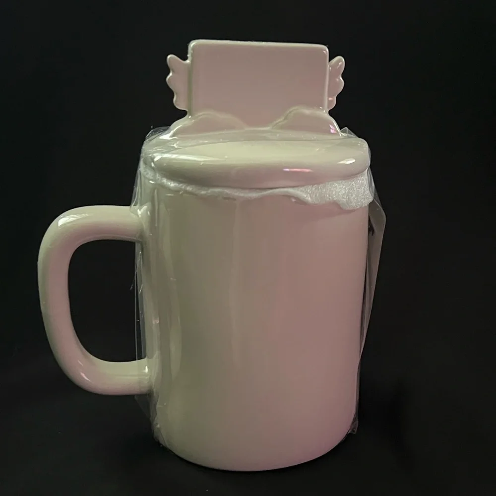 🌷 Rae Dunn Love Letters Mug with Topper Brand New!